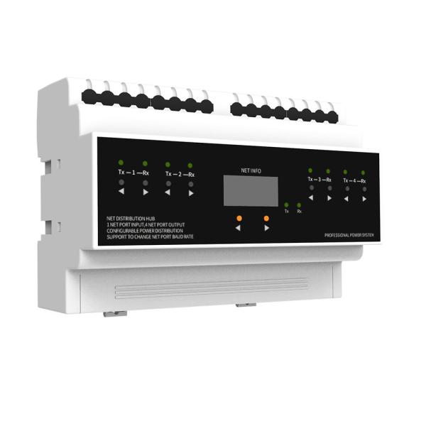 Durable Lighting Control Module 4 Channels DIN Rail Mounting DC-NET Extension