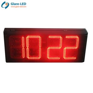 Best Led Temp Display Digital Temperature Display Clock LED Simple Square Outdoor SDK Function wholesale