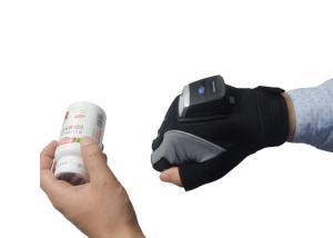 China Handheld 1D Bluetooth bar code reader Hands-Free with Glove for logistics warehouse on sale
