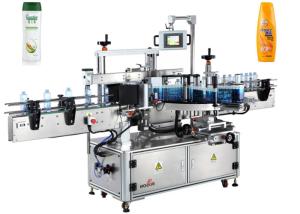 Double Side Sticker Labeling Machine For Rectangular Square Jars Oil Bottle