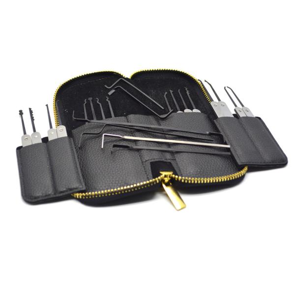 Cheap Full Lock Picking Practice Kit – Tools + Clear Lock for Real-Time Learning for sale