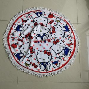 China Newest Selling custom design microfiber print  poncho beach towel kids poncho beach towel on sale