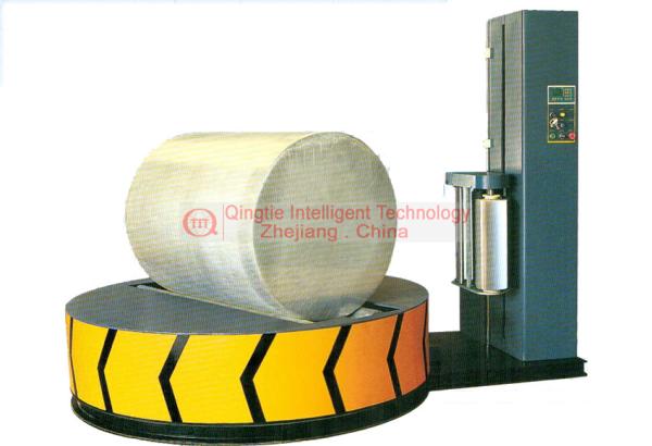 Cheap Moisture Proof  Pallet Wrapping Machine , Cylindrical Automatic Pallet Wrapper for sale