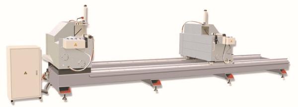 Cheap High Precision CNC Double Mitre Saw / Aluminum Curtain Wall Processing Machine for sale