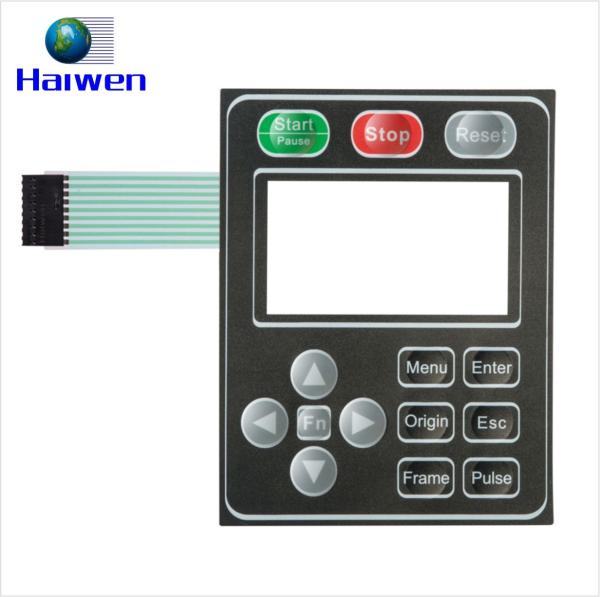 Cheap Customized graphics overlay Membrane switch keyboard for sale