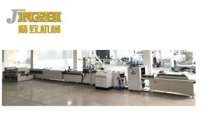 Automatic Hot Melt Adhesive Coating Machine IXPE EVA Film For SPC WPC Flooring