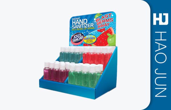 Cheap 2017 Customized CMYK Printing counter Cardboard Display Boxes For Hand Sanitizer for sale