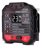 LCD Display 250V EN61010-1 Socket Plug Tester , Socket Tester With RCD Test