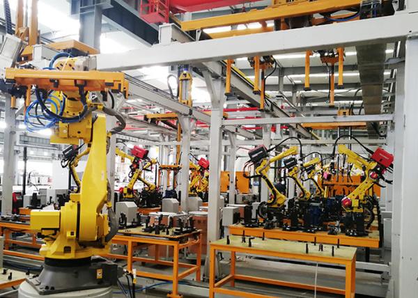 Cheap Tow Crane Robot Production Line For Building Industry Stable Performance for sale