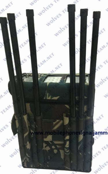 Cheap All In One Mobile Signal 5G Sigmal Jammer Device Blocking GPS WiFi RF Signal With Backpack type for sale