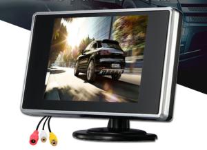 China 350cd/m2 Car Rear View Monitor 3.5 Inch Backup Screen Car TFT LCD Monitor on sale
