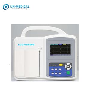 Best ISO CE UN8006 Digital ECG Machine Touch Screen Three Channels wholesale