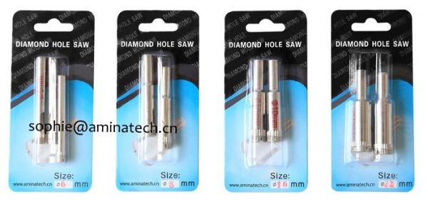 Cheap 2  Piece Diamond Tile Hole Saw Kit for sale