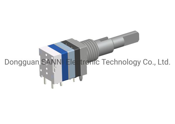 Cheap Double Shaft Integrated Absolute Rotary Encoder 20 Bit With Push Switch for sale