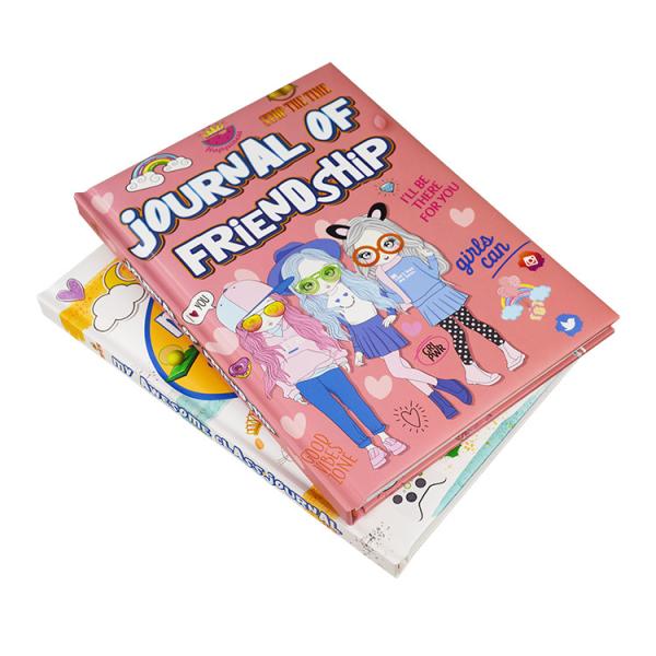 Cheap OEM A5 Hardcover Custom Notebook Printing 142mmx210mm Size for sale