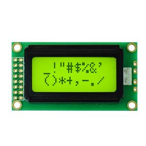 8*2 Character Type Dot Matrix LCD Module 1.5 In Flat Rectangle Shape