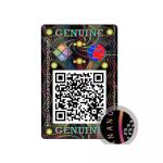 QR Code Scanning Query Multi Layer Label Anti Counterfeit Custom Wine Stickers