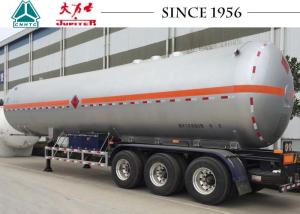 Best 58 CBM Tri Axle LPG Tank Trailer Q370R Material For Carry Liquid Pertol Gas wholesale