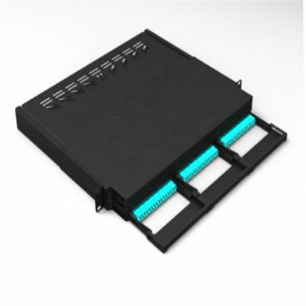 Cheap 48 96 144 Core MPO Patch Panel Compact Size Plug and play Multiple Polarities for sale