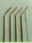 Best Gold 304 Stainless Steel Drinking Straws wholesale