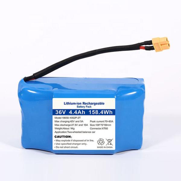 Cheap 10S2P 158Wh Custom Lithium Ion Battery Pack For Electric Scooter for sale