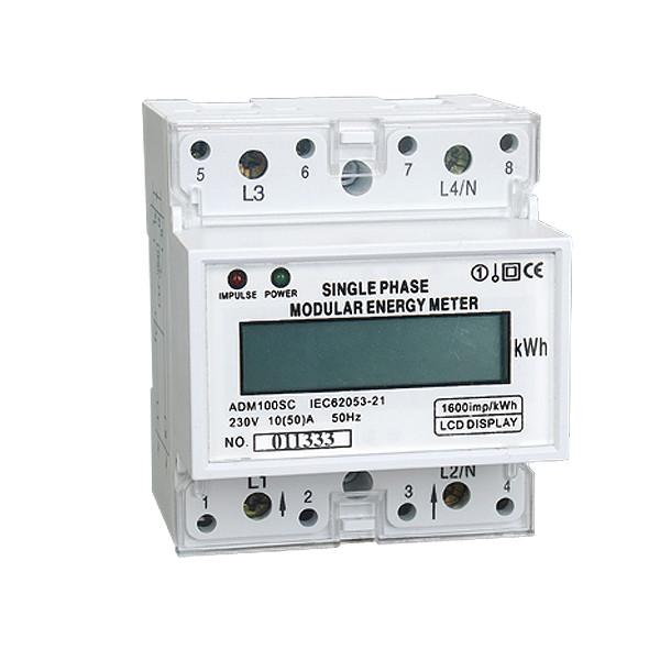 Cheap Multi Function CT Three Phase KWH Meter , Multi Tariff 1P Smart KWH Meter for sale
