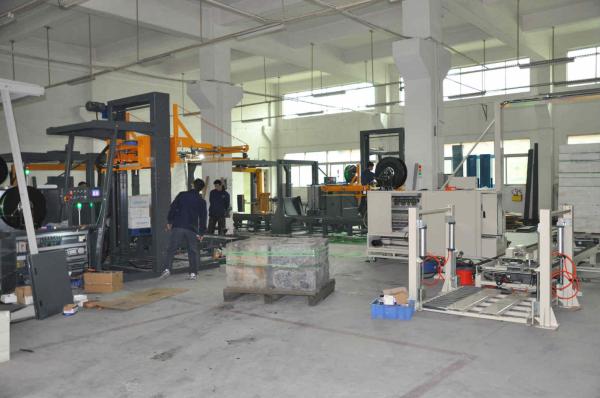 Cheap Fully Automatic Horizontal Strapping Machine PET/PP Strapping With AC Motor Driven for sale
