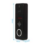 Metal Case Touch Button 7inch Video Door Phone Intercom with Picture Memory