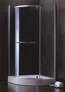 Single Sliding Door Quadrant Shower Enclosures Hinged Open Style Elegant