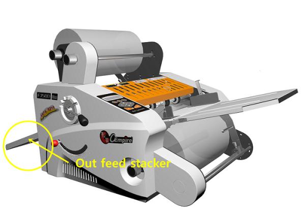 Cheap Automatic Feeder Roll Laminating Machine With Two Heating Roller for sale