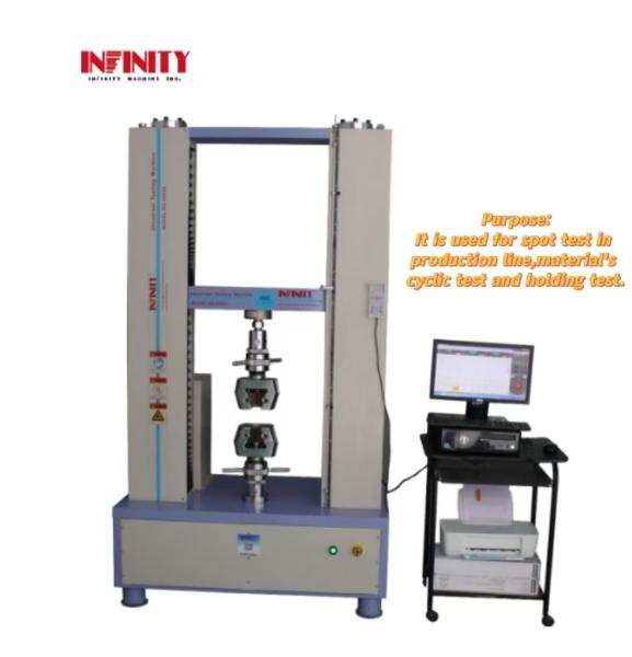 Cheap Metal Material Cyclic Holding Test Computer Control Universal Tensile Testing Machine for sale