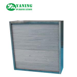 China 304 Stainless Steel HEPA Air Filter / High Temp HEPA Furnace Filter For Oven on sale