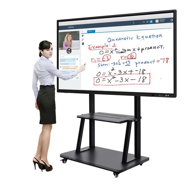 Cheap Android 6.0 Touch Screen Interactive Whiteboard 400cd/M2 Ir 10 Points CCC for sale