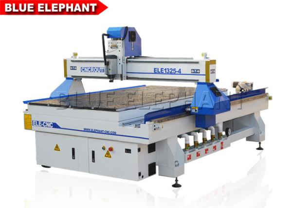 Cheap ELE 1325 4 Axis CNC Woodworking Machine , wood cnc router 3d for door making for sale