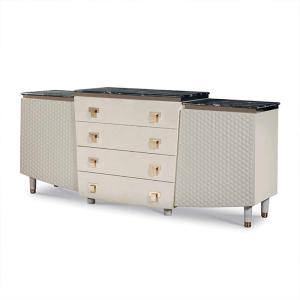 17.7in Sideboard Buffet Console Table 1.5m Matted 4 Drawer