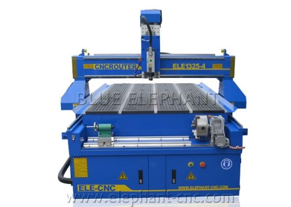 Cheap Vacuum Table 4 Axis CNC Router Machine For Wood Door Cabinet Stepper System for sale