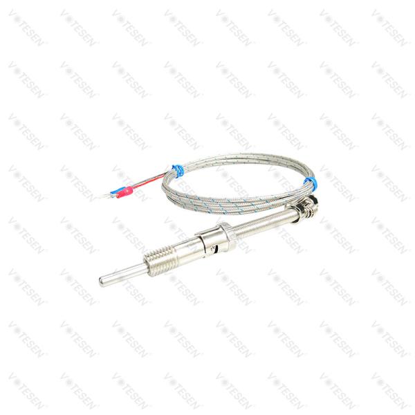Cheap E J K Type Thermocouple Temperature Sensor Spring Bayonet Thermocouple 800C for sale