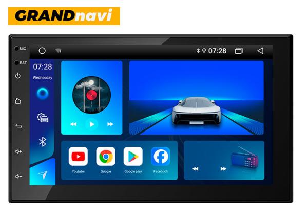 Cheap 2din Universal Android Head Unit 7 Inch Android GPS Navigation Bluetooth ROHS for sale