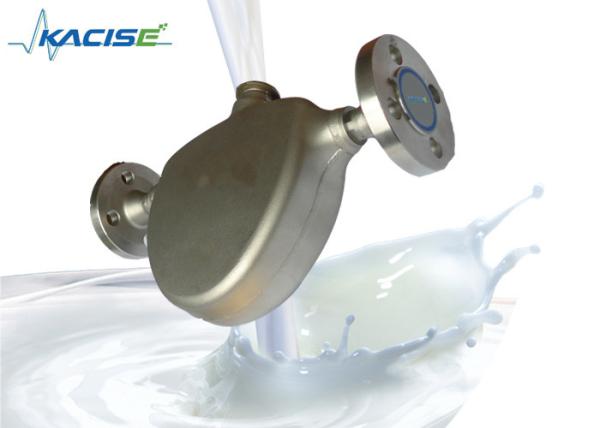 Cheap Microbend Type Sanitary Flow Meter , Coriolis Mass Milk Flow Meter With LCD Display for sale
