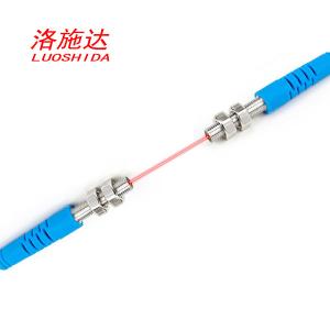 Best 10-30V 3 Wire Metal Proximity Sensor M4 Small Visible Light 660nm Through Beam Mode wholesale