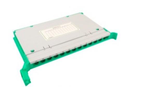 Cheap 12 Cores Fiber Optic Splice Tray , ODF Fiber Optic Distribution Panel For FTTH / FTTx for sale