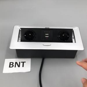 Best with muti-functional configuration usb charger media hidden pop up tabletop socket box wholesale