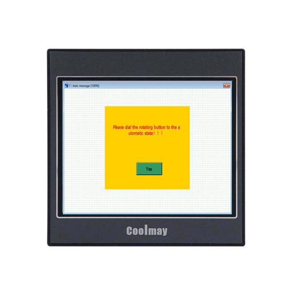 Cheap Type C HMI Control Panel With Backlight RS232 / RS485 Supports MODBUS for sale