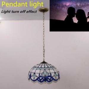 China 12 Inch Decorative Glass LED Pendant Lamp With 2 Light Eye Care For Bar Study Room Cafe Living Room Dining Room Light on sale