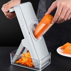 3 Sharp Blades Multifunction Safe Vegetable Cutter Manual