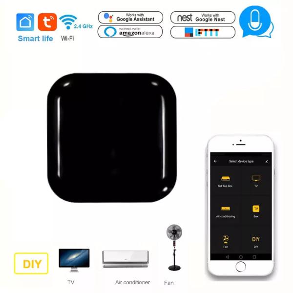 Cheap Glomarket Smart Wifi PIR Sensor Google Alexa Automation Universal Tuya IR Controller for sale
