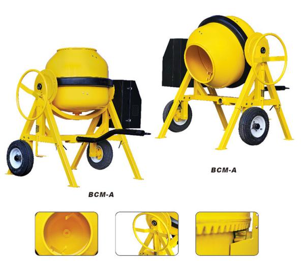 Cheap Roll Portable Concrete Mixer Machine Gas Engine Round Handle 1.0mm for sale