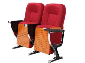 Best Fireproof Fabric ABS Tablet Aluminum Arm Conference Hall Chairs wholesale