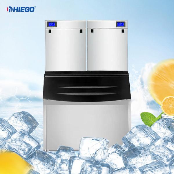 Cheap 4400W Supermarket Automatic Ice Machine Low Noise Level Ice Cube Generator for sale