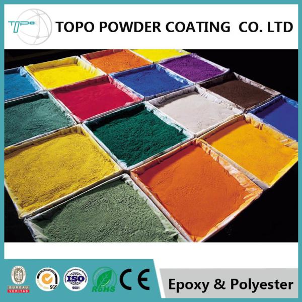 Cheap RAL 1003 Industrial Epoxy Polyester Powder Coating High Gloss 3mm Flexibility for sale